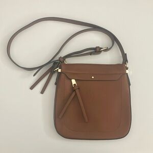 Miztique Elegant Brown Crossbody Shoulder Bag